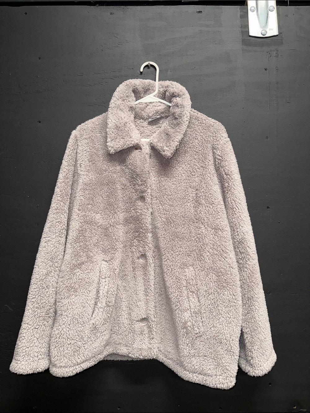 Champion Teddy Jacket in Light Mauve